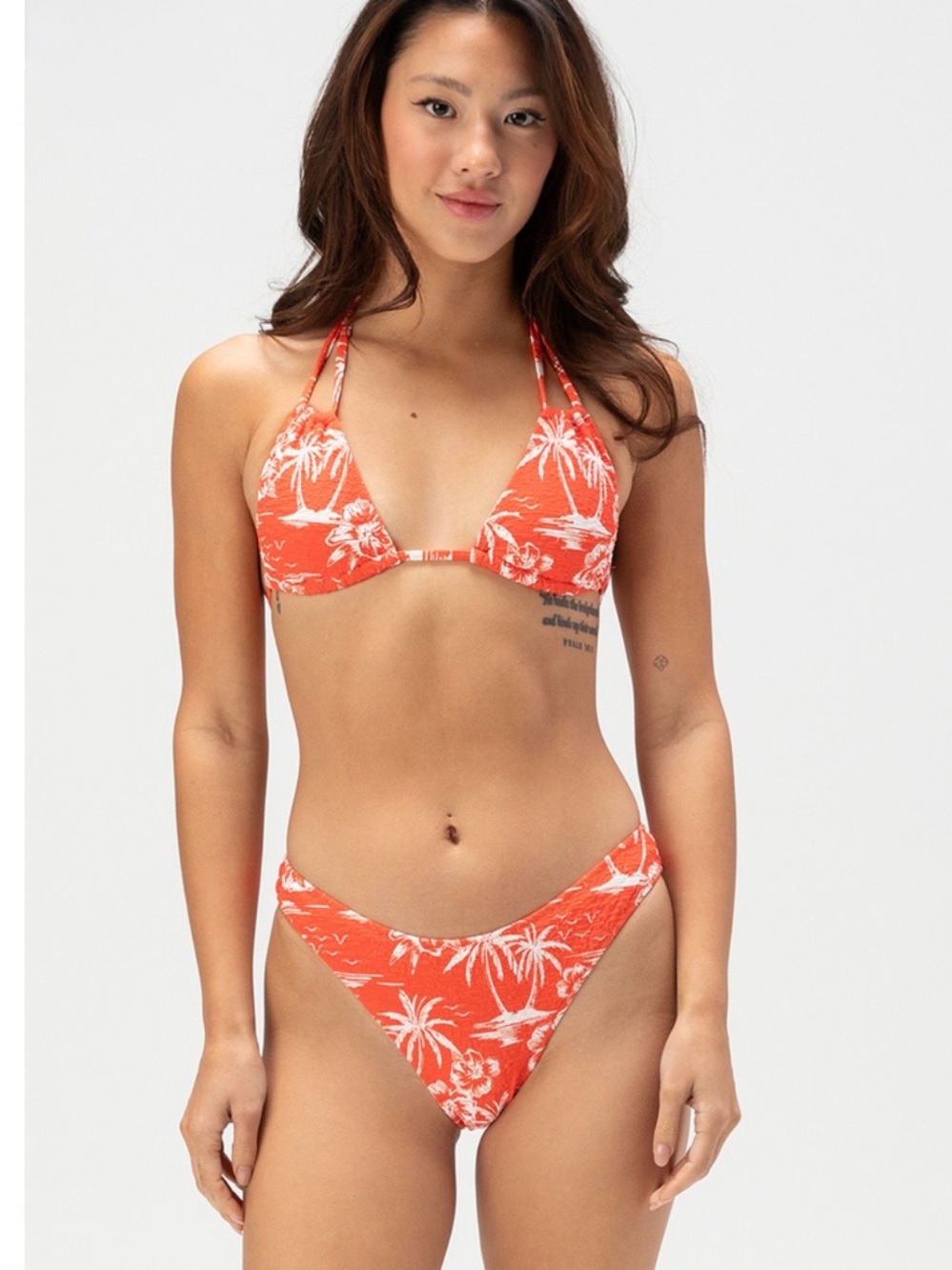 NWT Roxy Juniors' Double Strap Triangle Bikini Top - XS